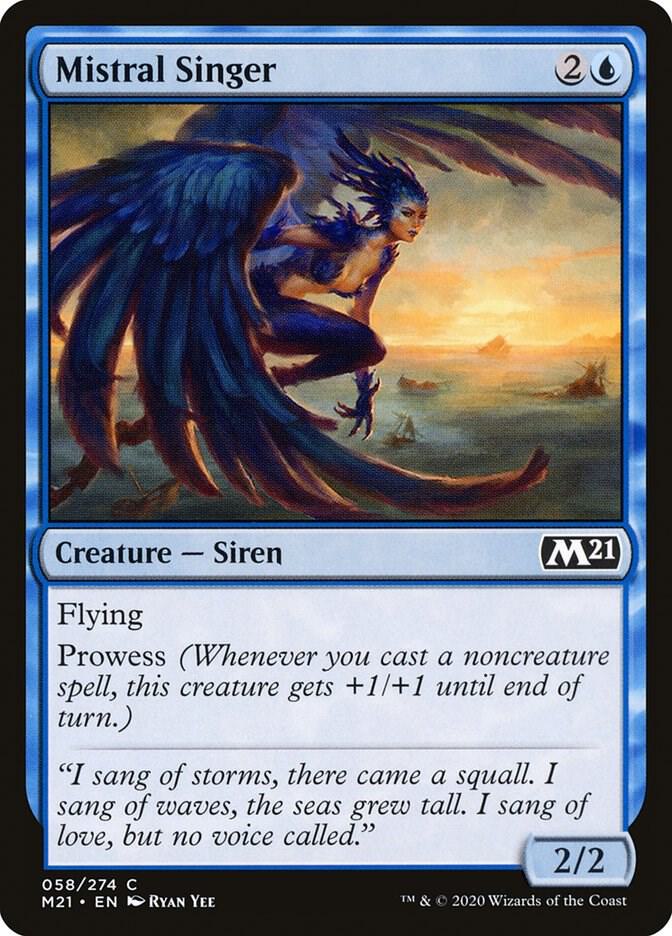 Mistral Singer (58) [Core Set 2021]