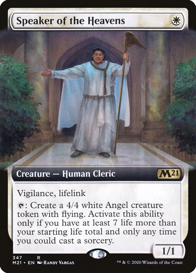 Speaker of the Heavens (Extended Art) (347) [Core Set 2021] [Extended Art]