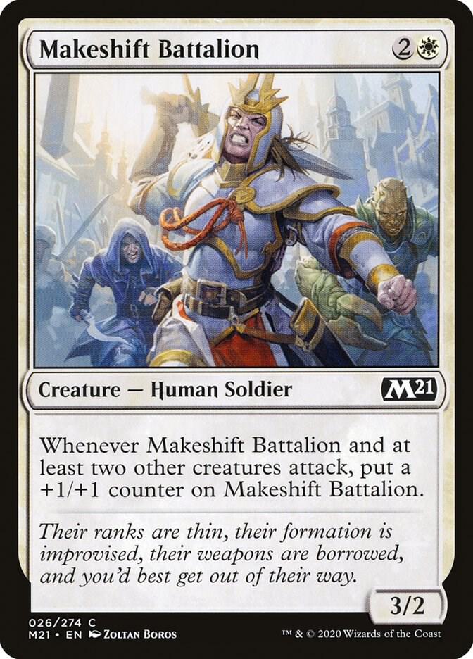 Makeshift Battalion (26) [Core Set 2021]