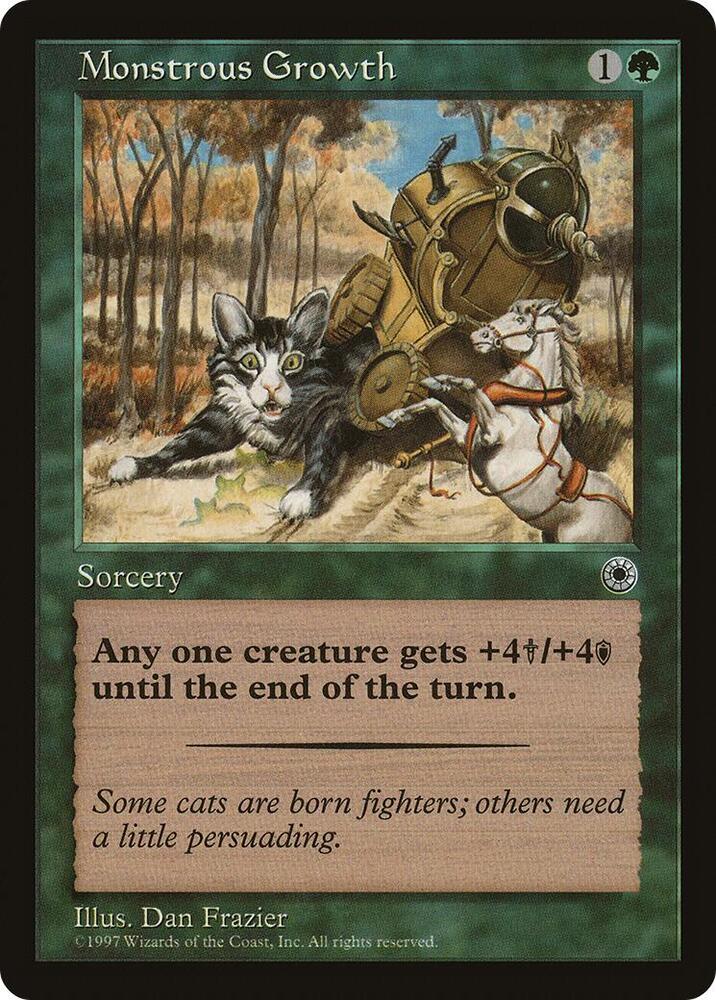 Monstrous Growth (Flavor Text) (173) [Portal]