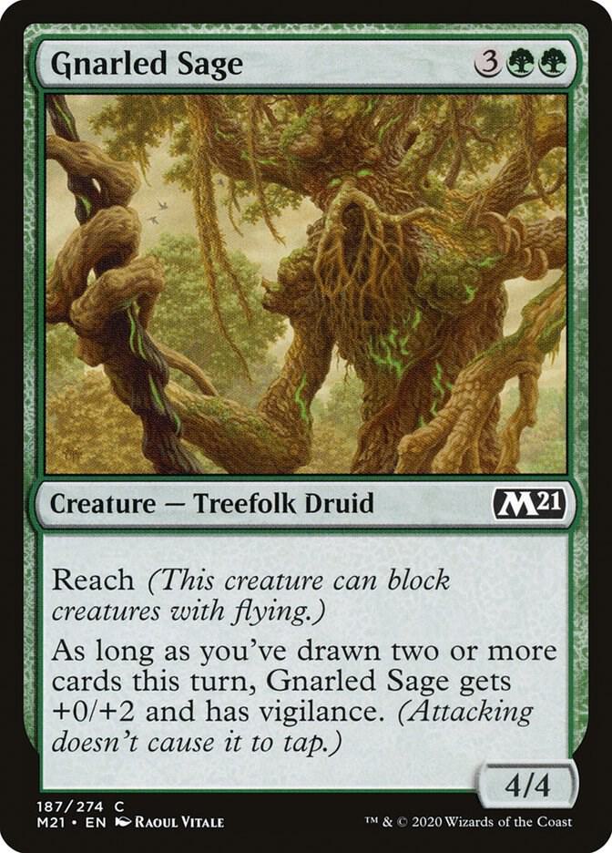 Gnarled Sage (187) [Core Set 2021]
