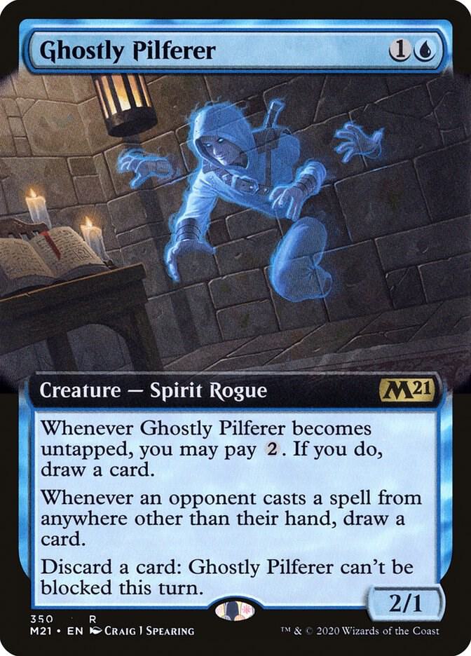 Ghostly Pilferer (Extended Art) (350) [Core Set 2021] [Extended Art]