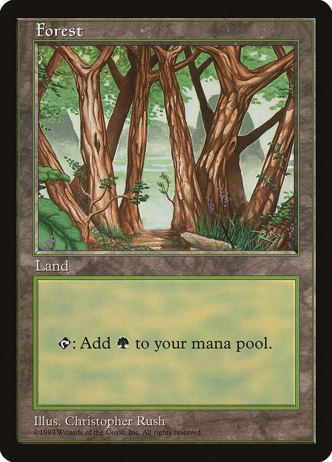 Forest - Blue Pack (Rush) (6) [APAC Lands]