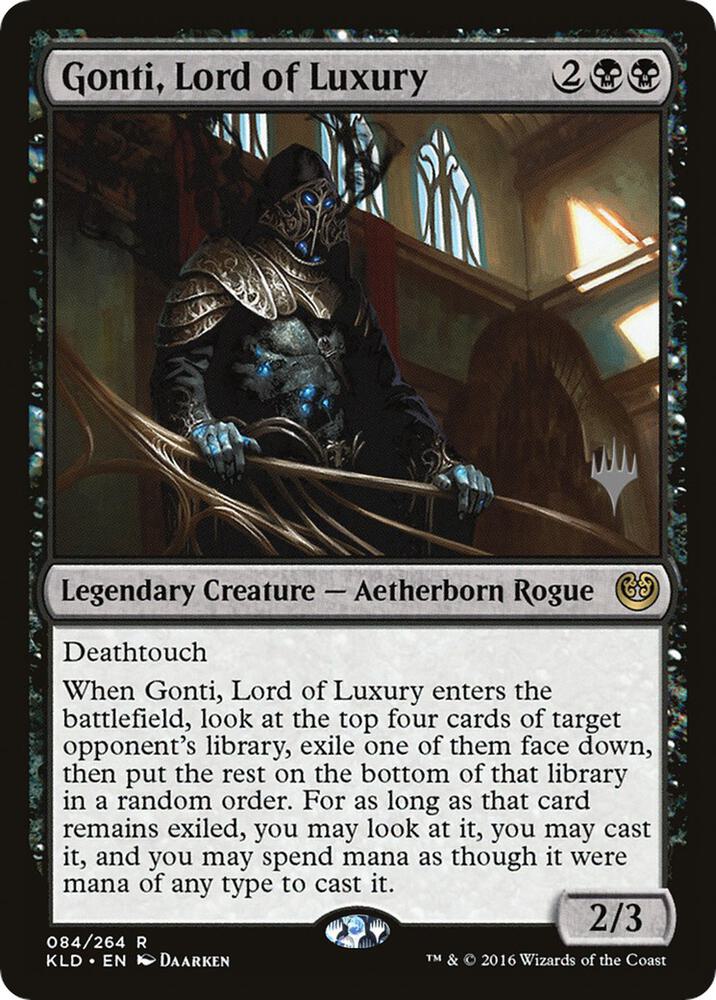 Gonti, Lord of Luxury (84) [Core Set 2021 Promos]