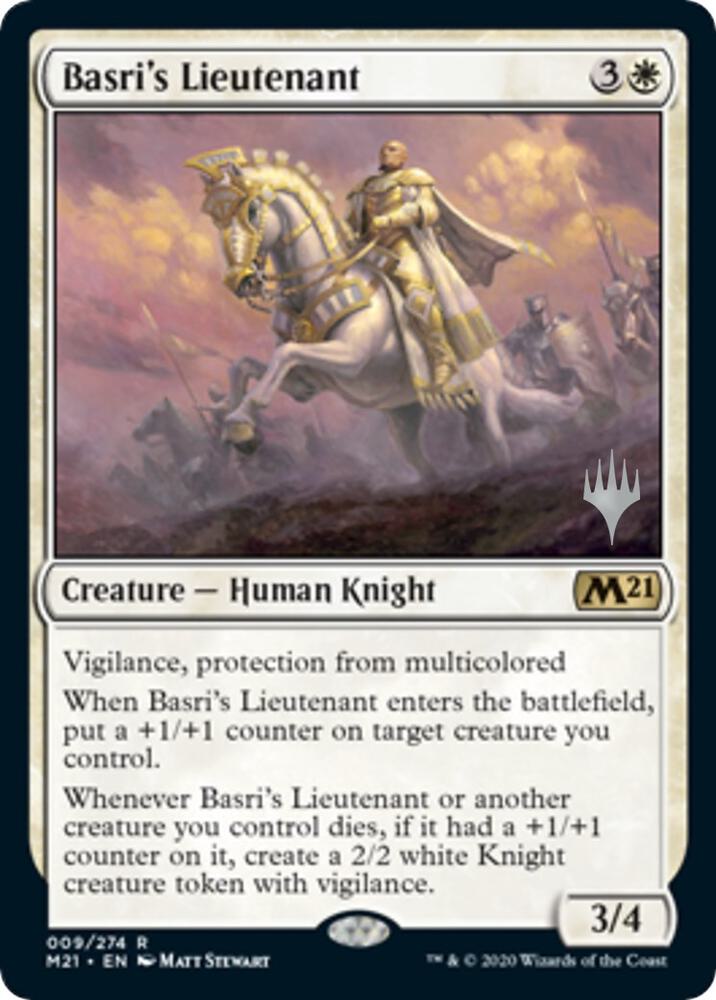 Basri's Lieutenant (9) [Core Set 2021 Promos]