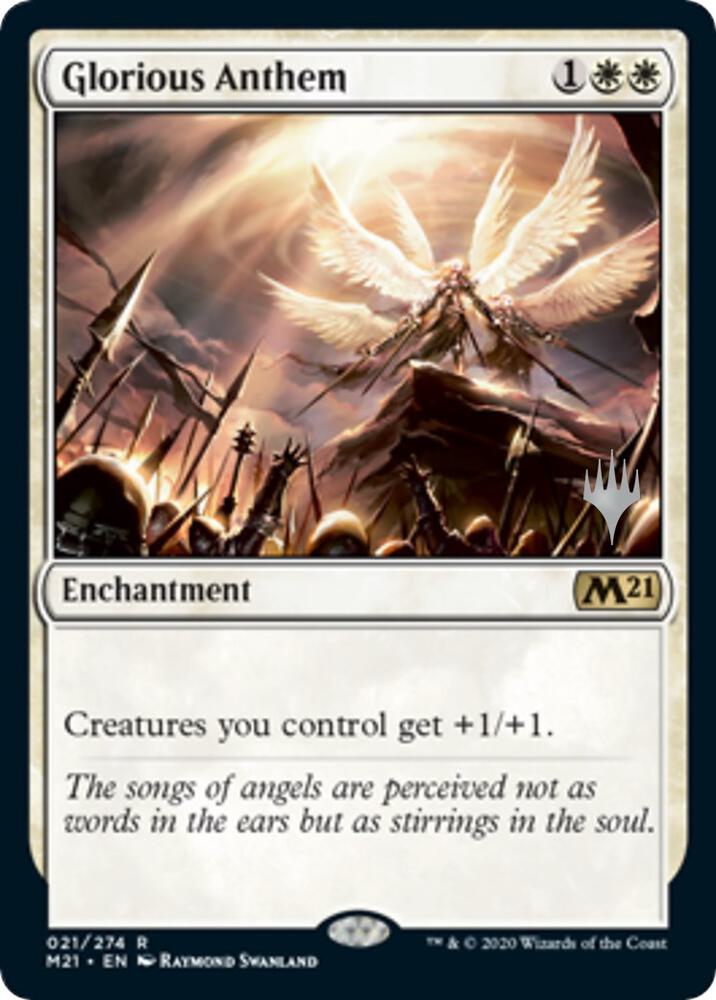 Glorious Anthem (21) [Core Set 2021 Promos]