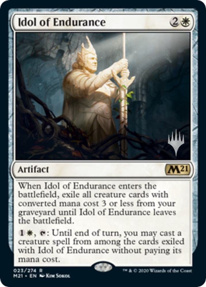 Idol of Endurance (23) [Core Set 2021 Promos]