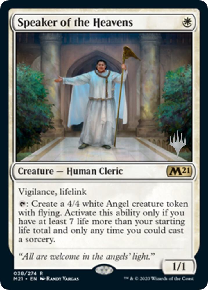 Speaker of the Heavens (38) [Core Set 2021 Promos]