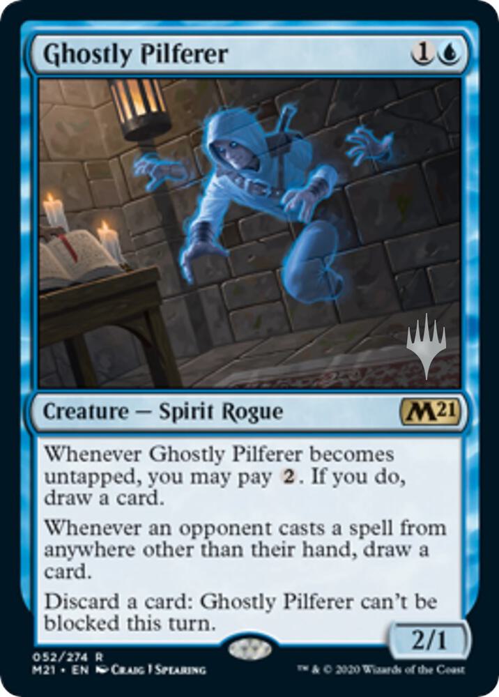 Ghostly Pilferer (52) [Core Set 2021 Promos]