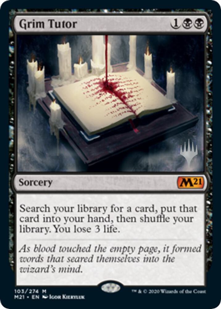 Grim Tutor (103) [Core Set 2021 Promos]