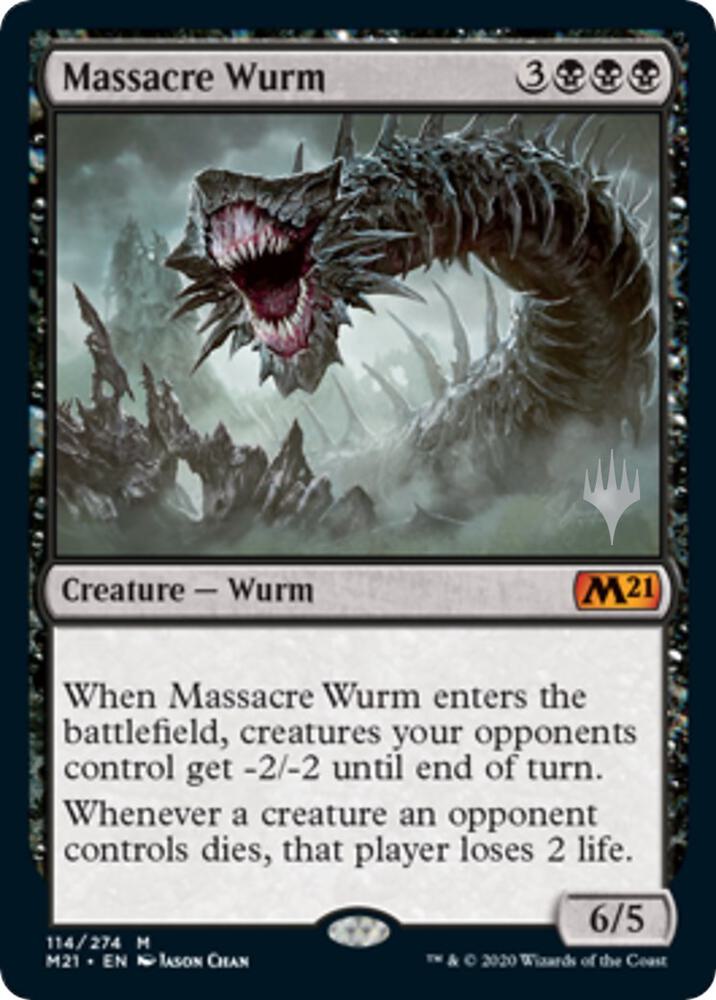 Massacre Wurm (114) [Core Set 2021 Promos]