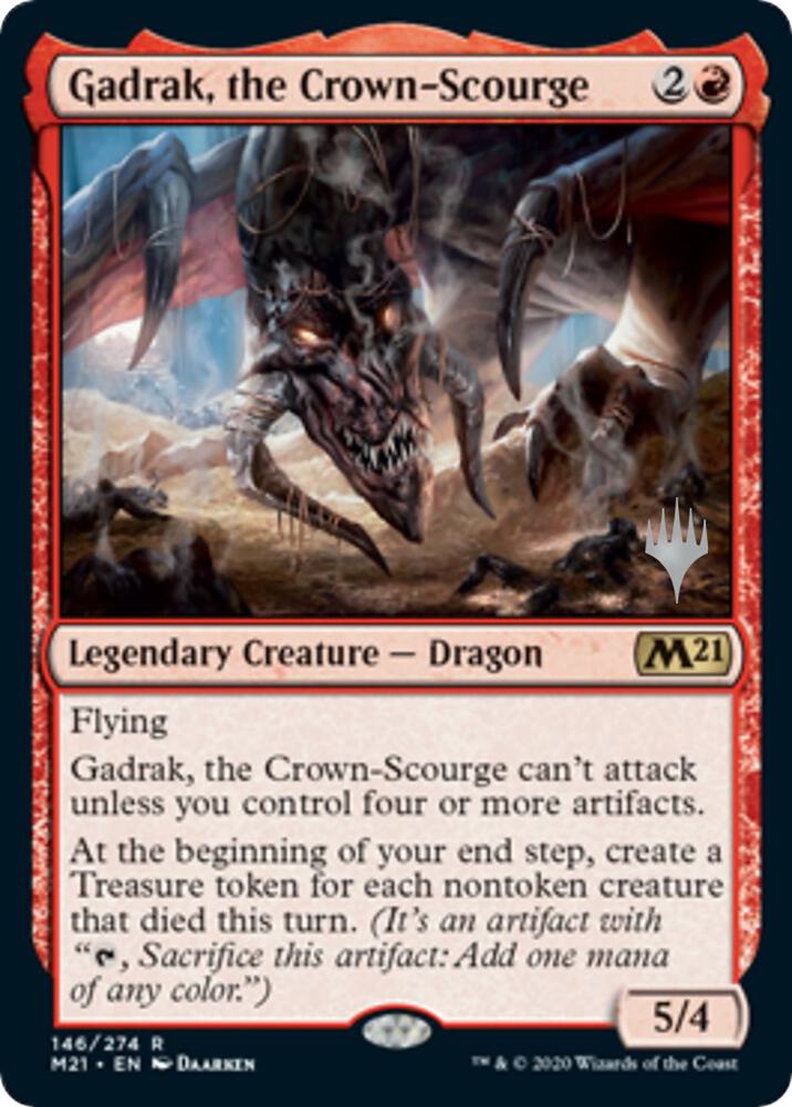 Gadrak, the Crown-Scourge (146) [Core Set 2021 Promos]