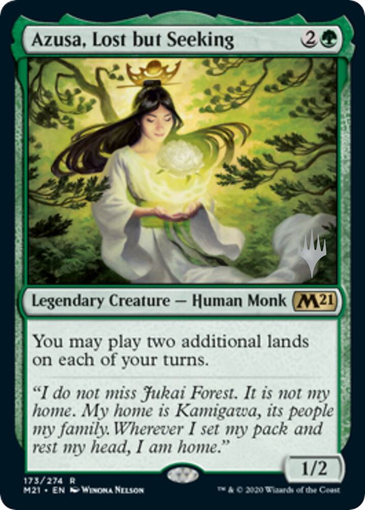 Azusa, Lost but Seeking (173) [Core Set 2021 Promos]