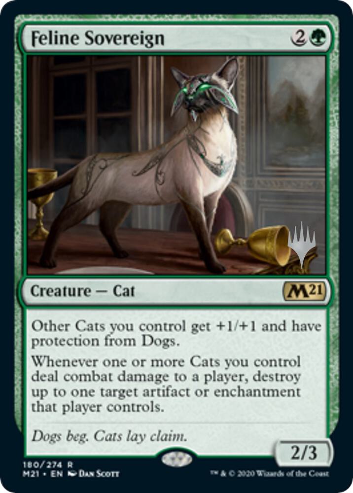 Feline Sovereign (180) [Core Set 2021 Promos]