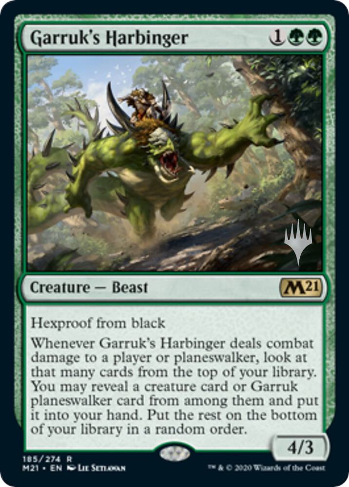 Garruk's Harbinger (185) [Core Set 2021 Promos]