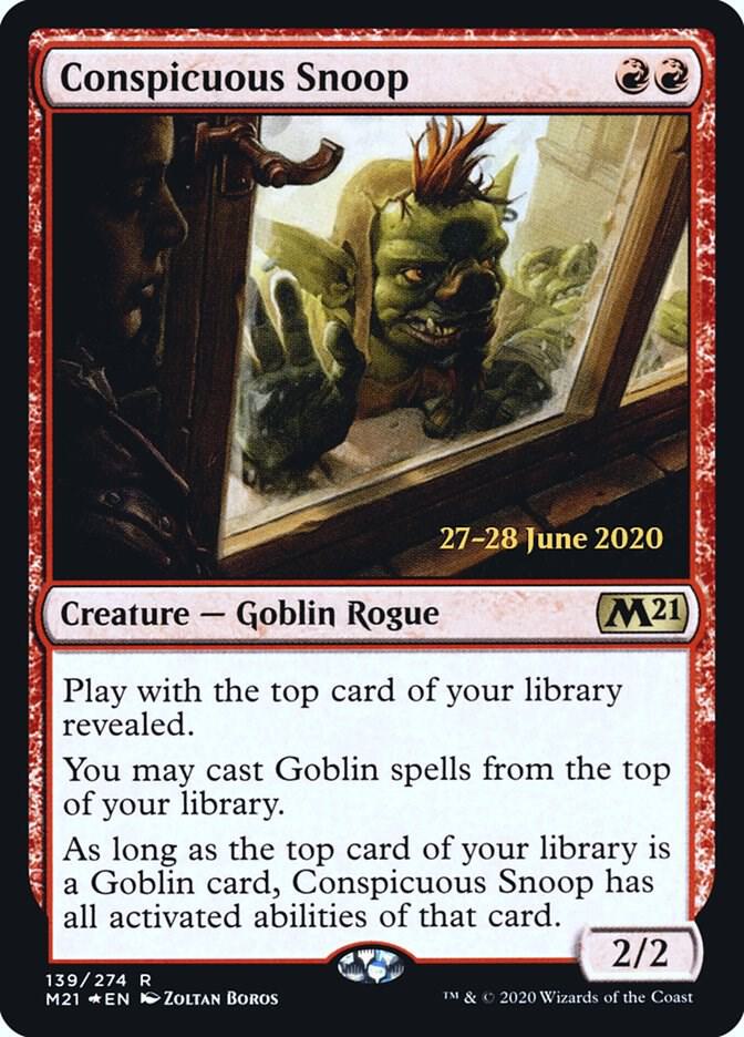 Conspicuous Snoop (139) [Prerelease Cards]
