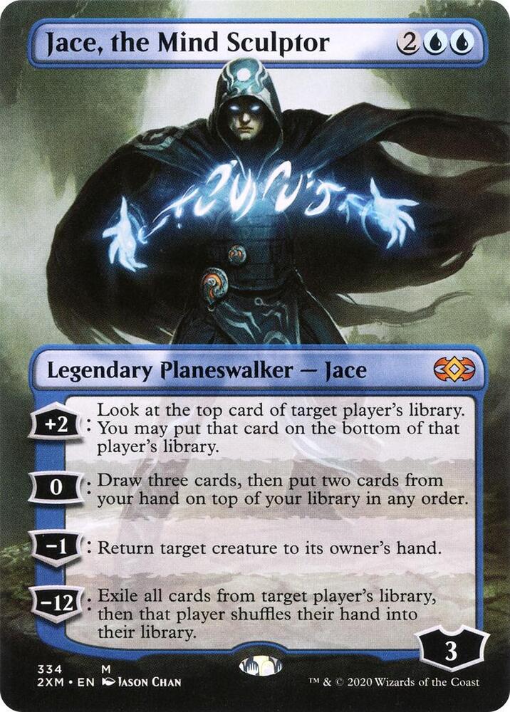 Jace, the Mind Sculptor (Borderless) (334) [Double Masters] [Borderless]