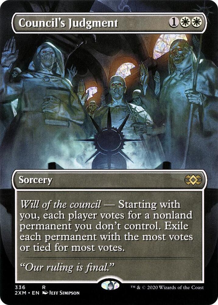 Council's Judgment (Borderless) (336) [Double Masters] [Borderless]