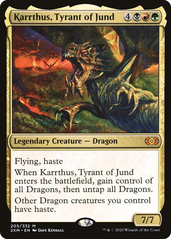 Karrthus, Tyrant of Jund (205) [Double Masters]