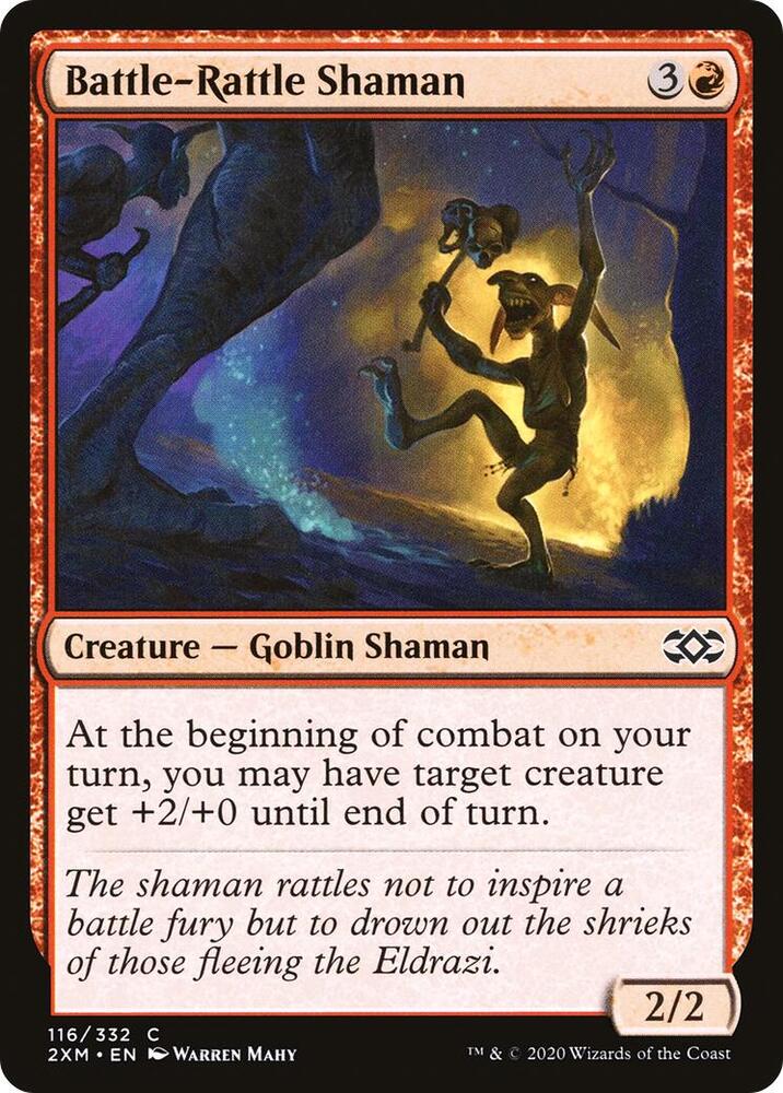 Battle-Rattle Shaman (116) [Double Masters]