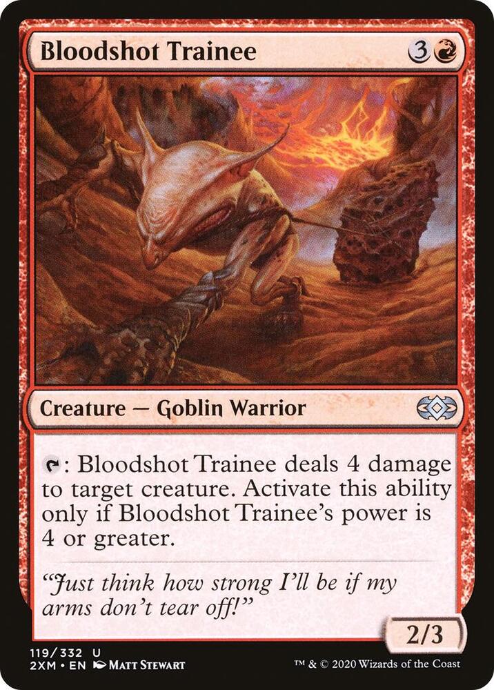 Bloodshot Trainee (119) [Double Masters]
