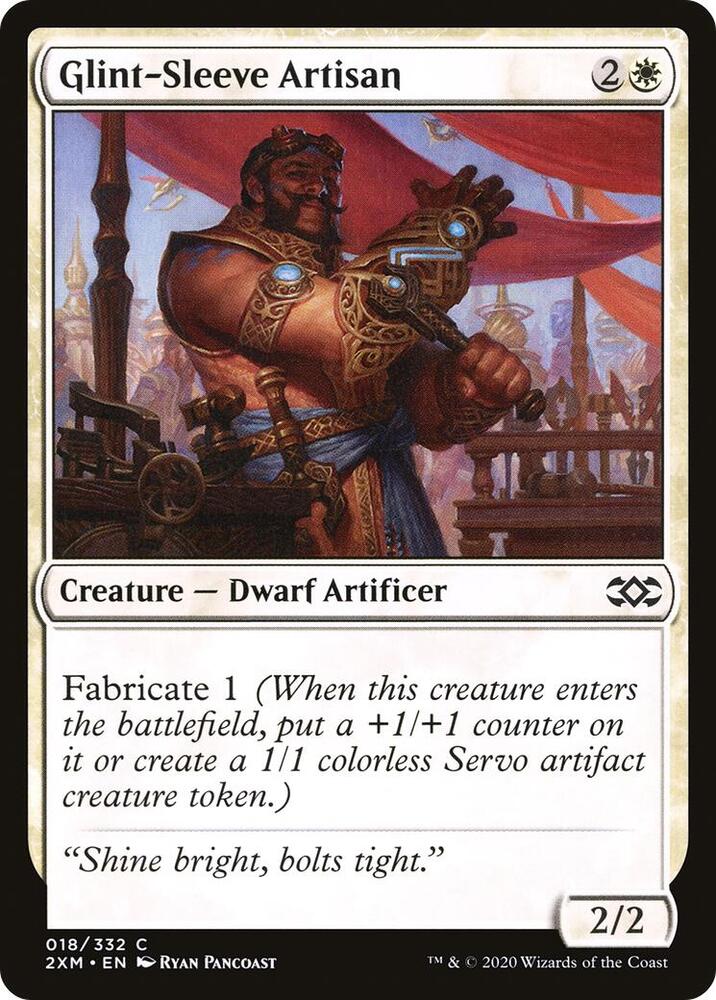 Glint-Sleeve Artisan (18) [Double Masters]