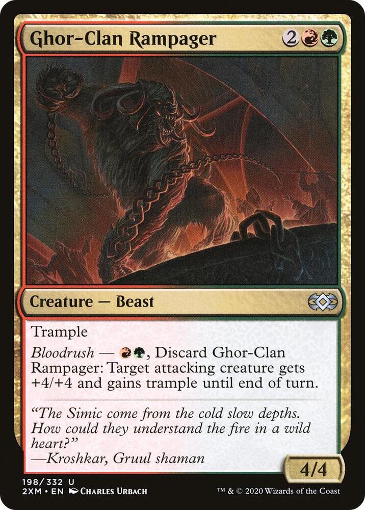 Ghor-Clan Rampager (198) [Double Masters]