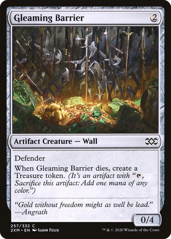 Gleaming Barrier (257) [Double Masters]