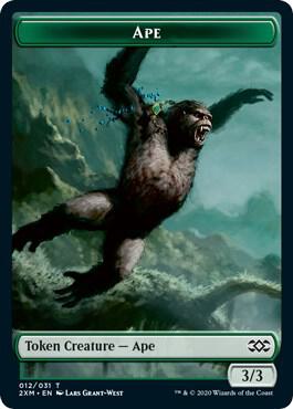 Ape // Germ Double-Sided Token (12 // 10) [Double Masters]