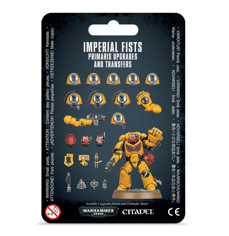 Imperial Fists : mises à niveau et transferts Primaris