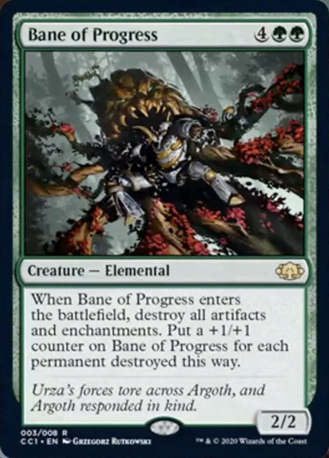 Bane of Progress (3) [Commander Collection: Green]