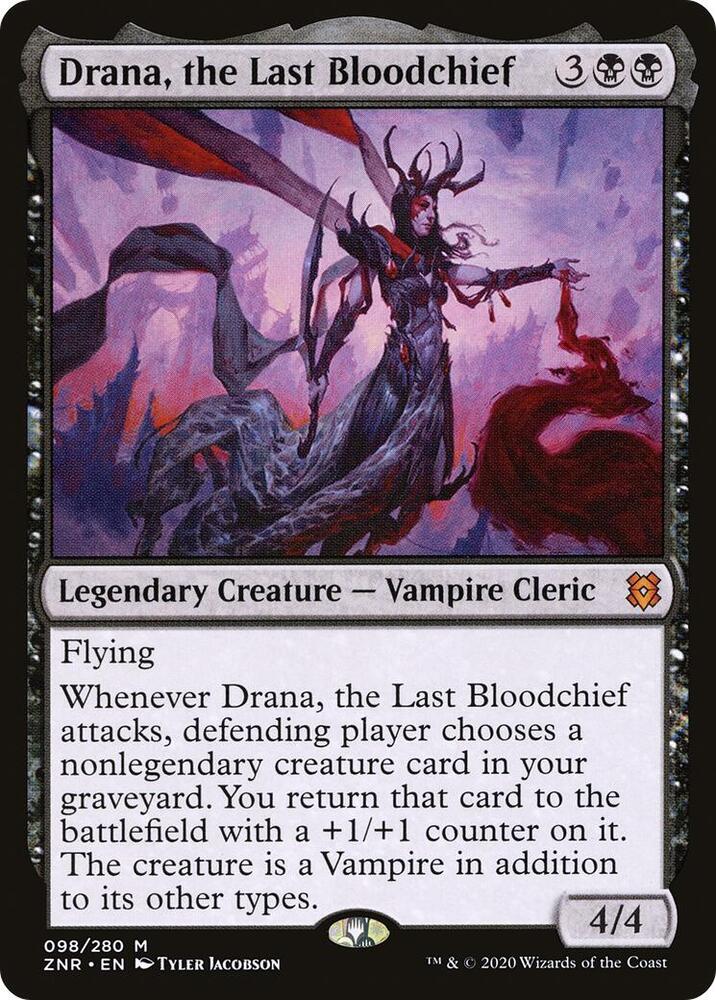 Drana, the Last Bloodchief (98) [Zendikar Rising]