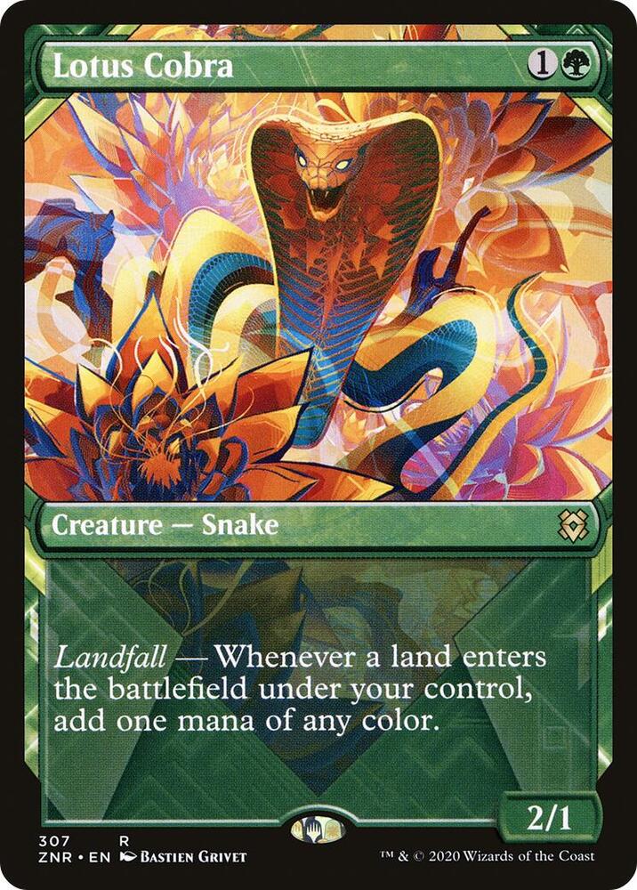 Lotus Cobra (Showcase) (307) [Zendikar Rising] [Showcase]