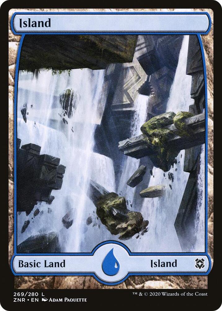 Island (269) - Full Art [Zendikar Rising] [Full Art]