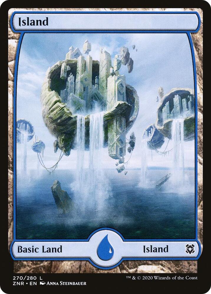 Island (270) - Full Art [Zendikar Rising] [Full Art]