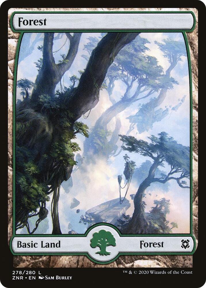 Forest (278) - Full Art [Zendikar Rising] [Full Art]