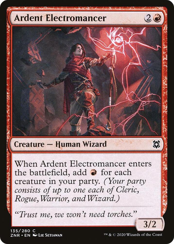 Ardent Electromancer (135) [Zendikar Rising]