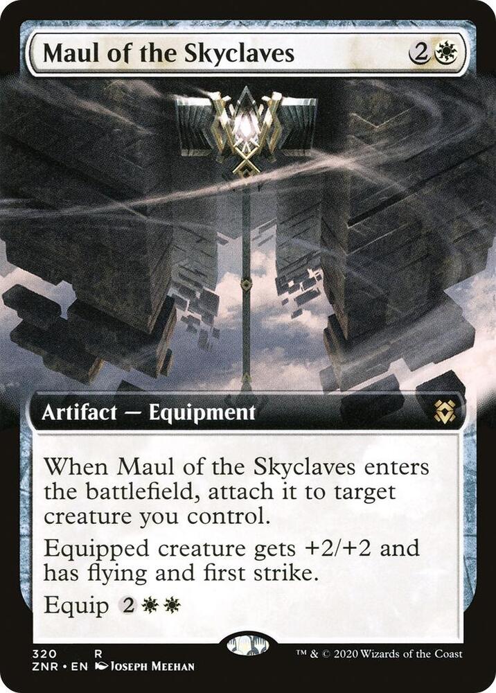 Maul of the Skyclaves (Extended Art) (320) [Zendikar Rising] [Extended Art]