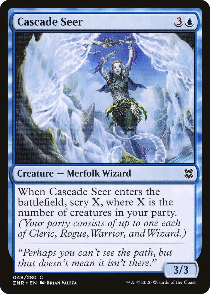 Cascade Seer (48) [Zendikar Rising]