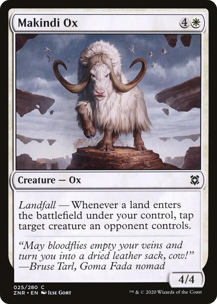 Makindi Ox (25) [Zendikar Rising]
