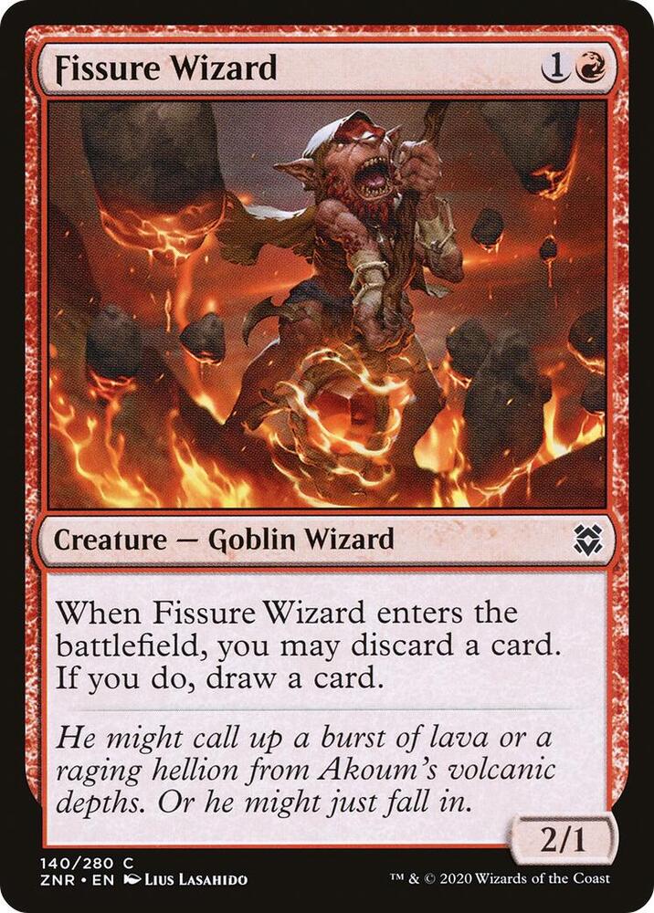Fissure Wizard (140) [Zendikar Rising]