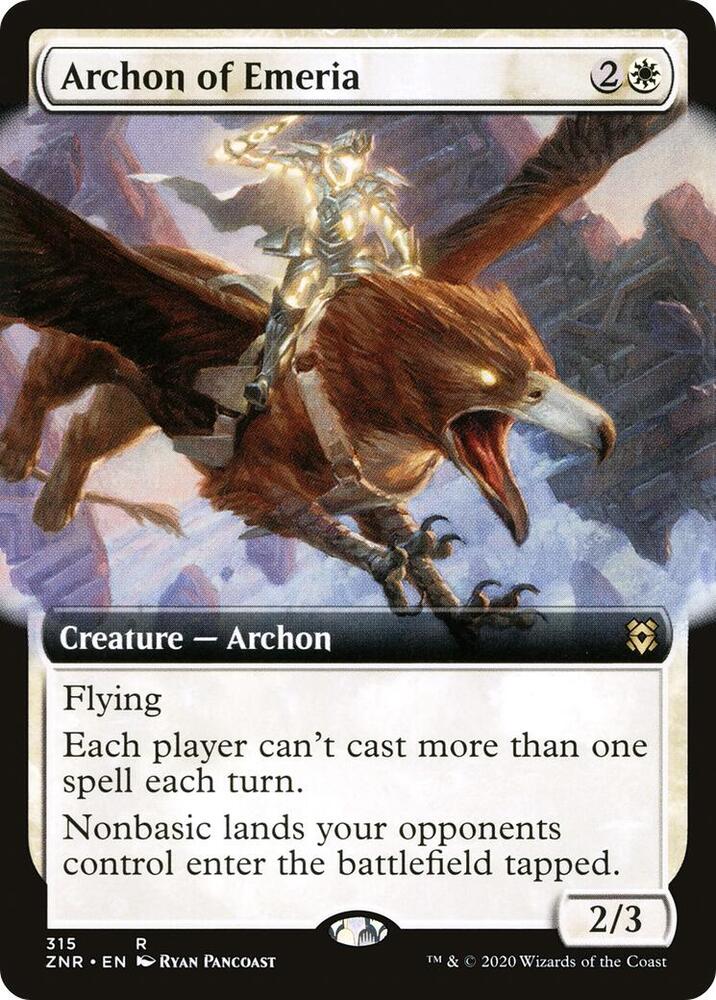 Archon of Emeria (Extended Art) (315) [Zendikar Rising] [Extended Art]