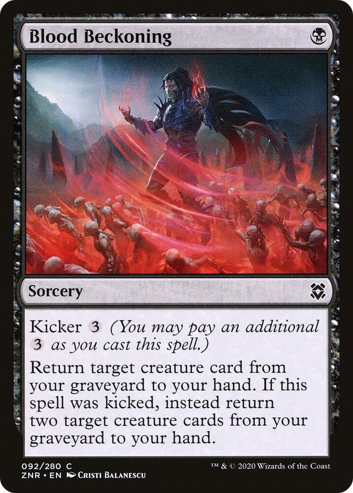 Blood Beckoning (92) [Zendikar Rising]
