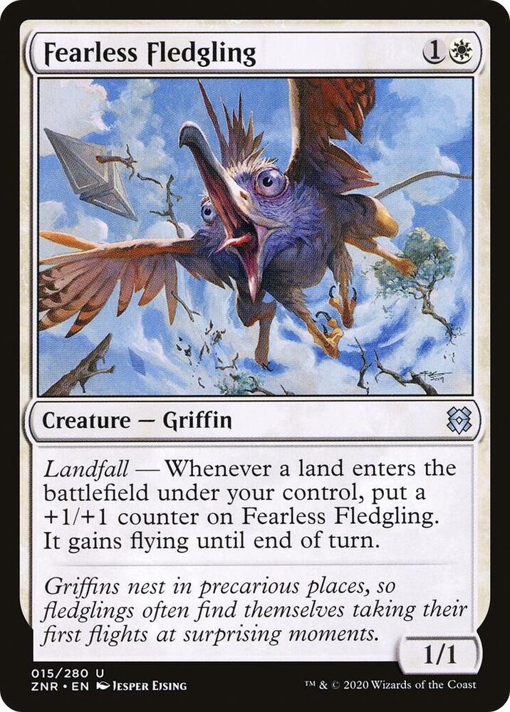 Fearless Fledgling (15) [Zendikar Rising]