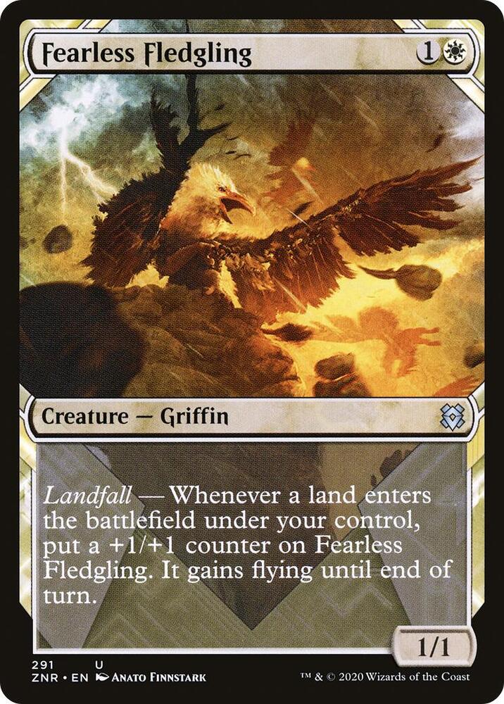 Fearless Fledgling (Showcase) (291) [Zendikar Rising] [Showcase]