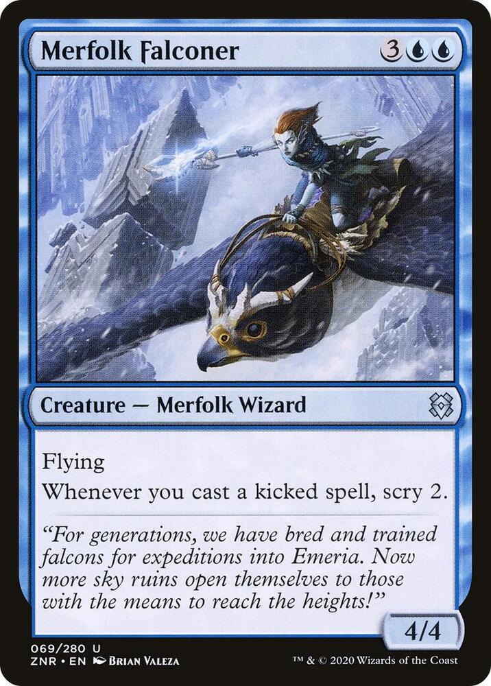 Merfolk Falconer (69) [Zendikar Rising]