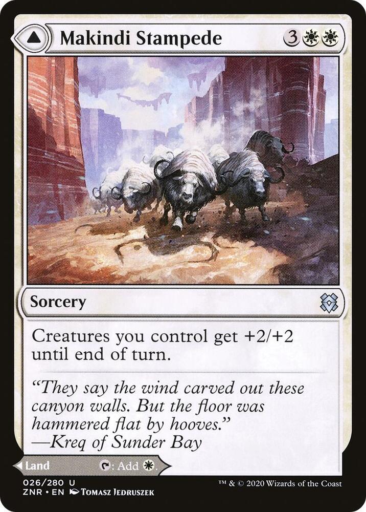 Makindi Stampede (26) [Zendikar Rising]