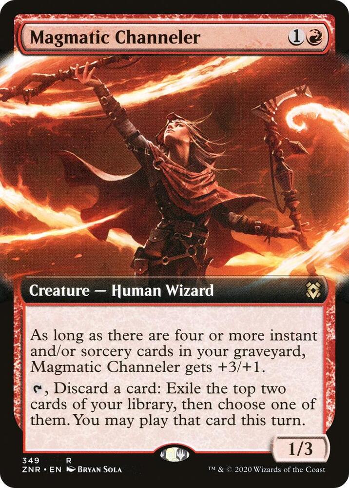 Magmatic Channeler (Extended Art) (349) [Zendikar Rising] [Extended Art]
