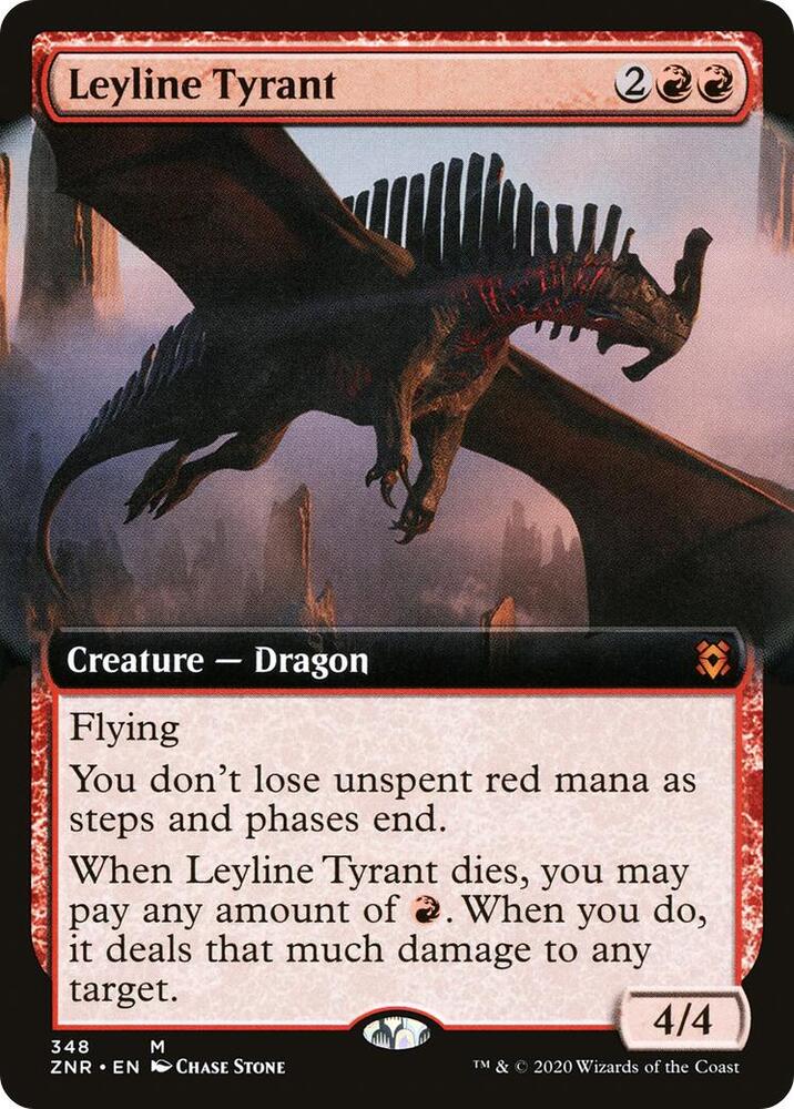 Leyline Tyrant (Extended Art) (348) [Zendikar Rising] [Extended Art]