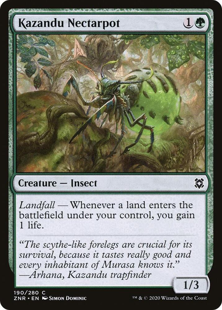 Kazandu Nectarpot (190) [Zendikar Rising]